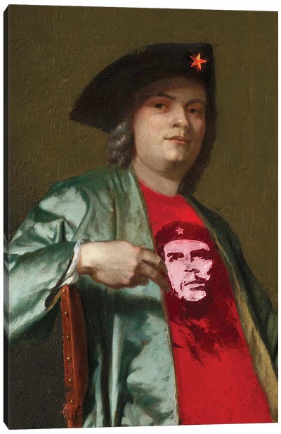 Old Revolutionary Canvas Art Print - Che Guevara