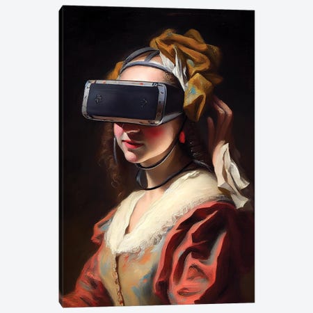 VR Experience Canvas Print #DHT50} by Dikhotomy Art Print