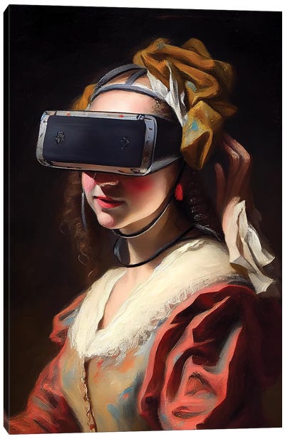 VR Experience Canvas Art Print - Dikhotomy