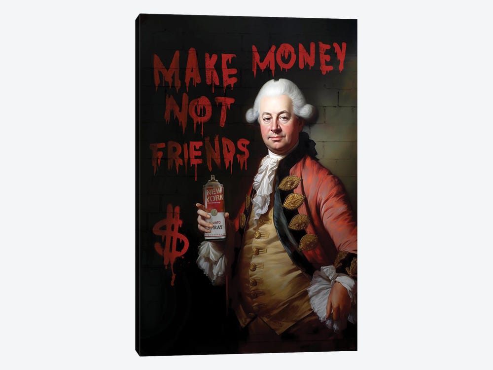 Make Money by Dikhotomy 1-piece Canvas Art