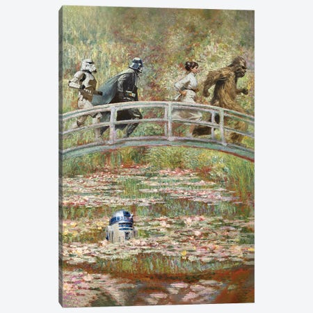 Monet Wars Canvas Print #DHT76} by Dikhotomy Canvas Art