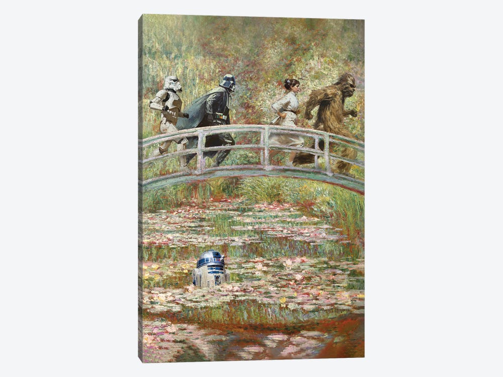 Monet Wars by Dikhotomy 1-piece Canvas Print