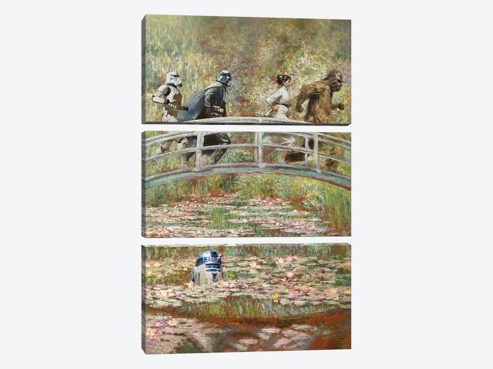 Monet Wars by Dikhotomy 3-piece Art Print