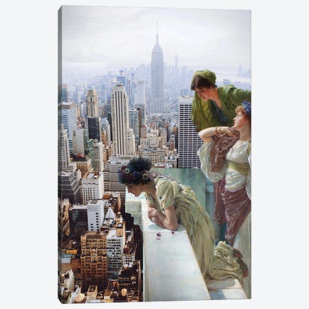 Manhattan View Canvas Print #DHT84} by Dikhotomy Canvas Print