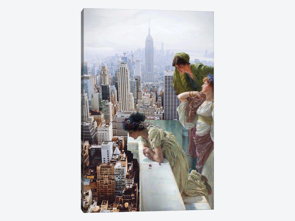 Manhattan View by Dikhotomy 1-piece Canvas Art