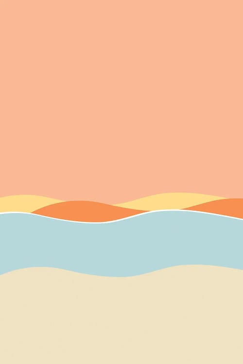 Sunset By The Sea by Page Turner wall art