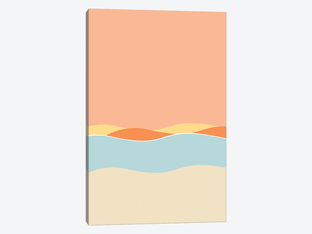 Sunset By The Sea by Page Turner 1-piece Canvas Wall Art