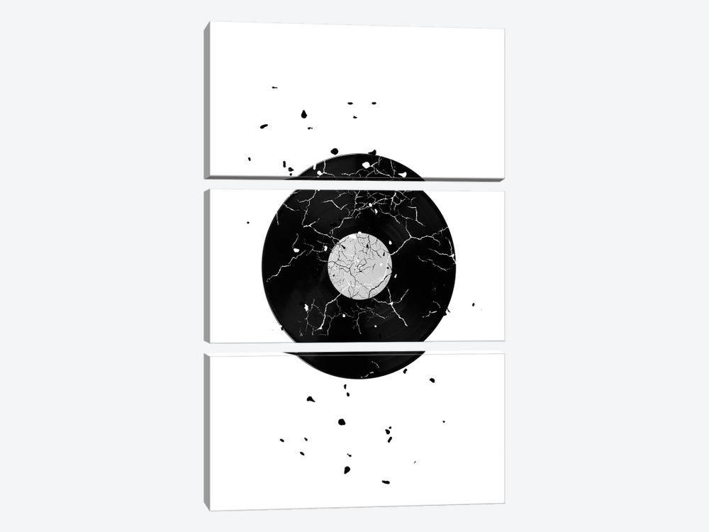 Cracked Record by Design Harvest 3-piece Art Print