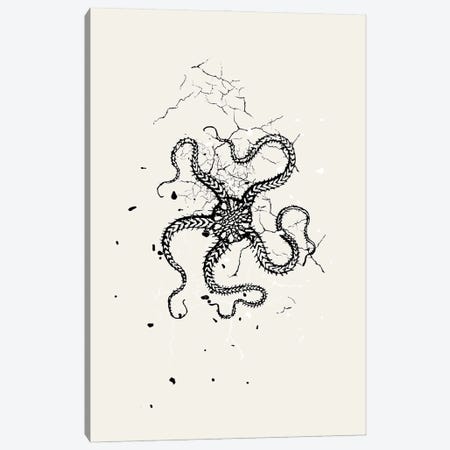 Squid Ink Canvas Print #DHV214} by Design Harvest Art Print