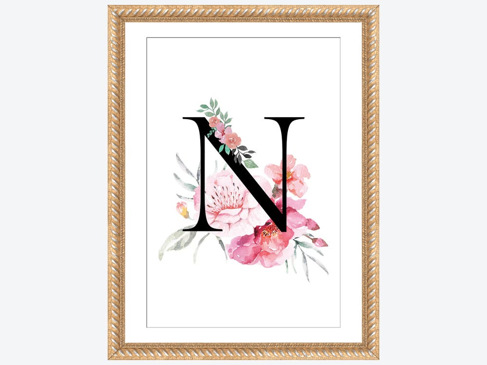 Personalized Framed Monogram Canvas Wall Plaque