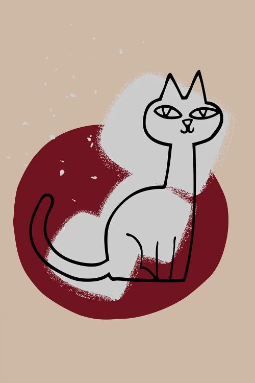 The Cat On The Mat by Page Turner wall art