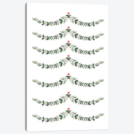 Holly Christmas Wall Art Canvas Print #DHV282} by Page Turner Canvas Art Print