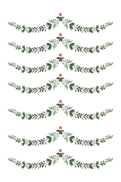 Holly Christmas Wall Art by Page Turner wall art