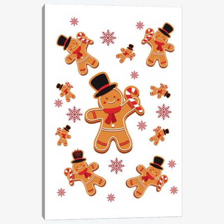 Gingerbread Wall Art Canvas Print #DHV284} by Page Turner Canvas Art