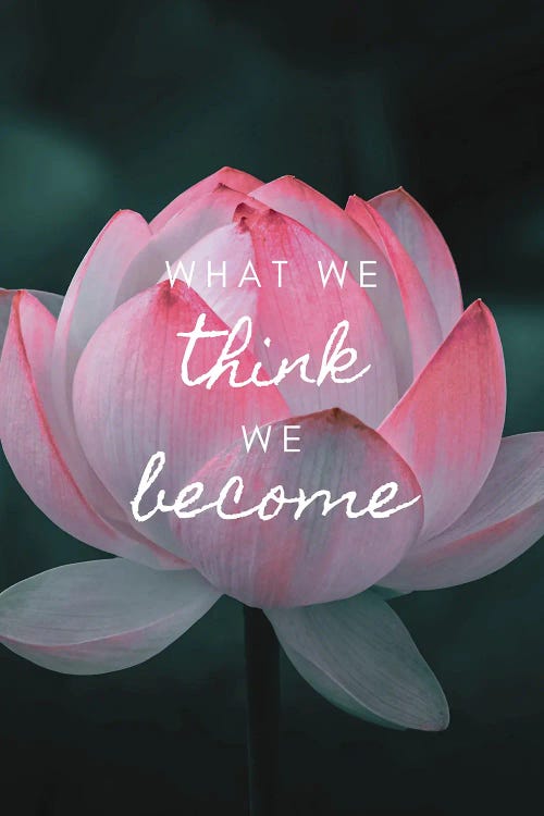 What We Think We Become by Page Turner wall art