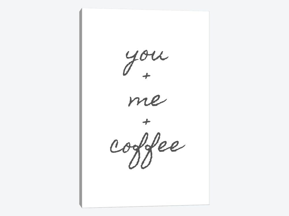 You Me Coffee by Page Turner 1-piece Canvas Art
