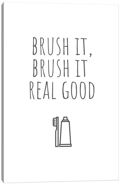 Brush It Real Good Canvas Art Print - Page Turner