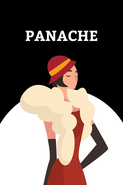 Art Deco: Art Deco Panache With Gatsby Flapper Girl by Page Turner