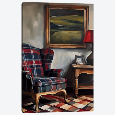Tartan Lounge Canvas Print #DHV444} by Page Turner Canvas Artwork