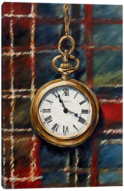 The Scottish Pocket Watch Canvas Art Print - Page Turner