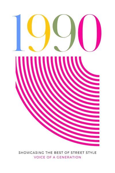 1990s Neon Poster by Page Turner acrylic art print