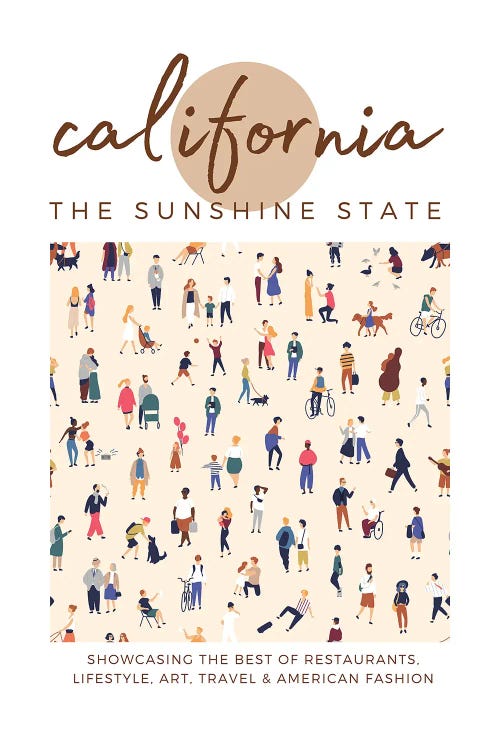 California Sunshine State by Page Turner wall art