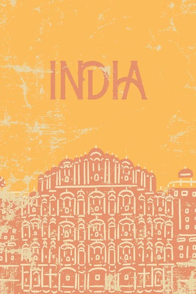 India by Page Turner canvas print