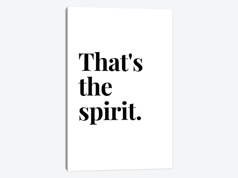 That'S The Spirit Bar And Drinks Quote by Page Turner 1-piece Canvas Art