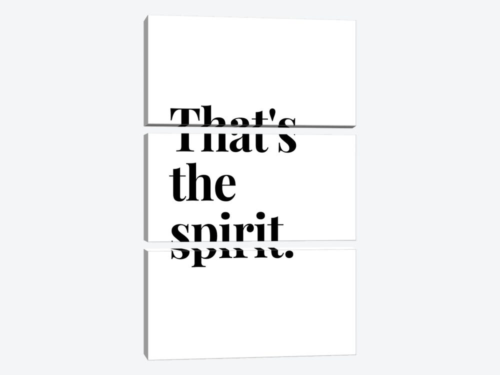 That'S The Spirit Bar And Drinks Quote by Page Turner 3-piece Canvas Wall Art