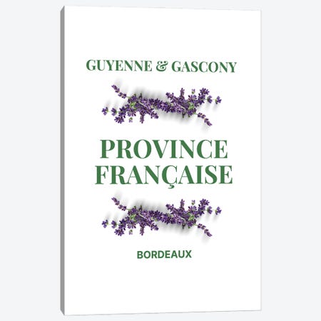 French Provincial Guyenne And Gascony With Lavender Canvas Print #DHV9} by Page Turner Art Print