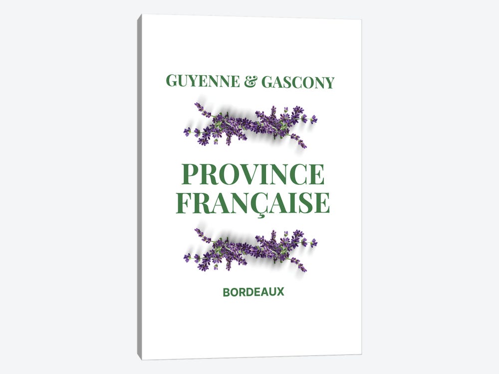 French Provincial Guyenne And Gascony With Lavender by Page Turner 1-piece Canvas Art Print