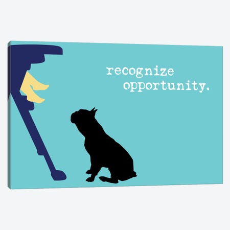 Opportunity II Canvas Print #DIG100} by Dog is Good and Cat is Good Canvas Wall Art