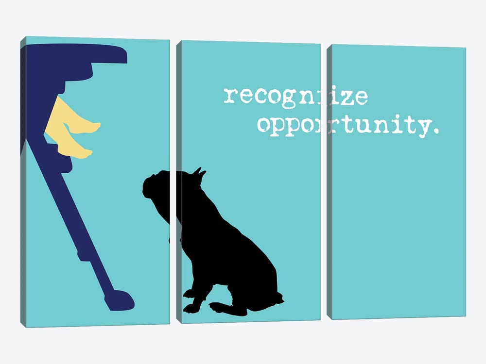 Opportunity II by Dog is Good and Cat is Good 3-piece Art Print