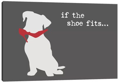 Shoe Fits II Canvas Art Print - Dog is Good and Cat is Good