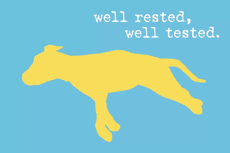 Well Rested II by Dog is Good and Cat is Good wall art