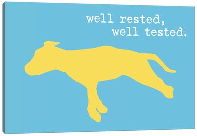 Well Rested II Canvas Art Print - Dog is Good and Cat is Good