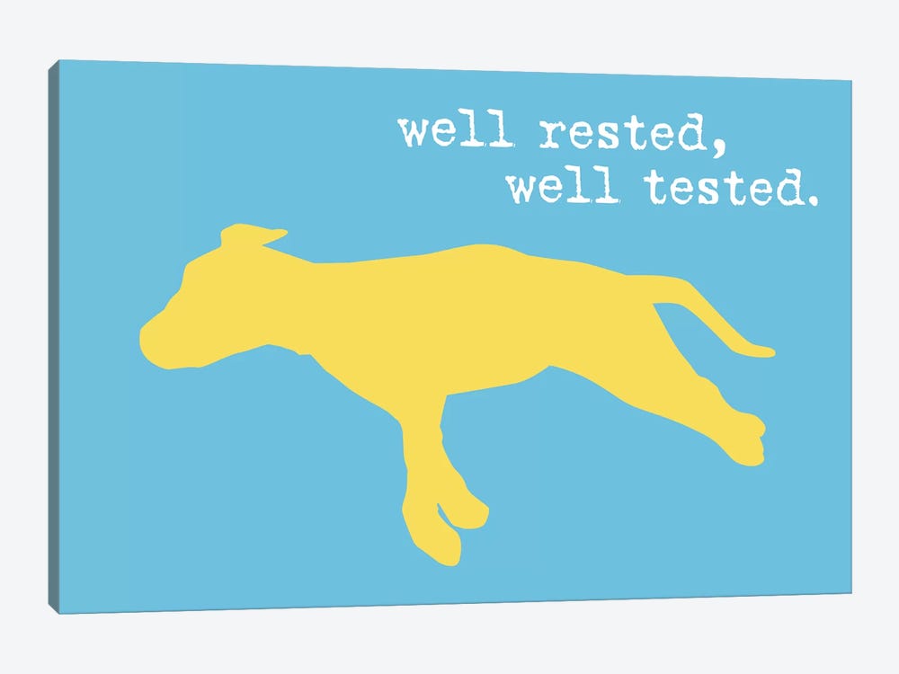 Well Rested II by Dog is Good and Cat is Good 1-piece Canvas Print