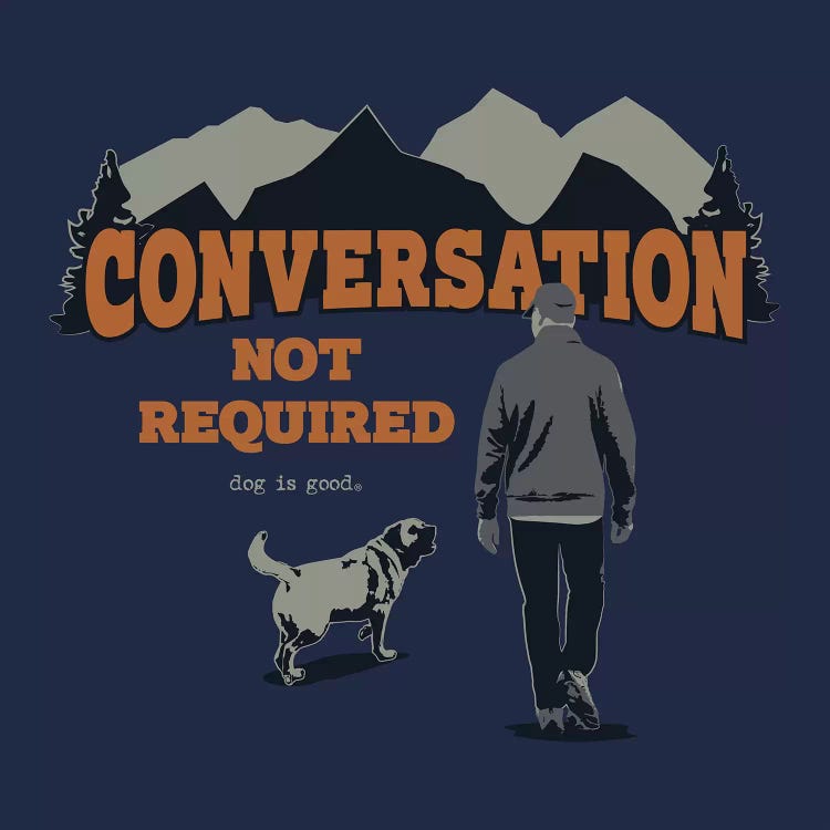 Conversation Not Required Hiking