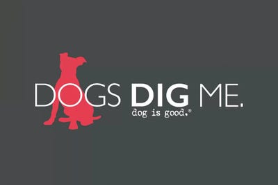 Dogs Dig Me by Dog is Good and Cat is Good framed canvas print