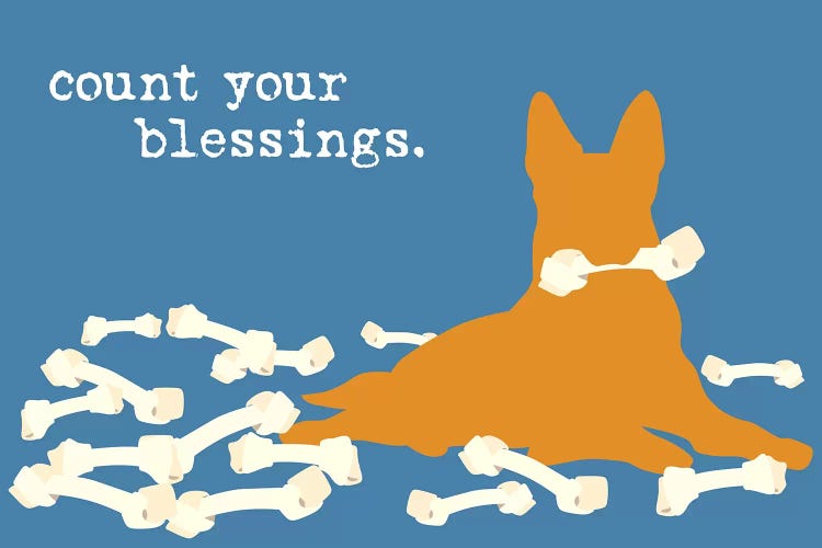 Blessings by Dog is Good and Cat is Good wall art