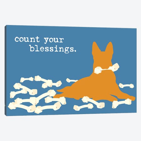 Blessings Canvas Print #DIG11} by Dog is Good and Cat is Good Canvas Art Print
