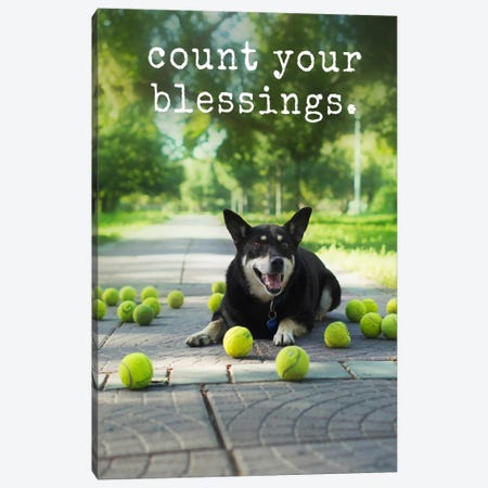 Blessings - Realistic Canvas Print #DIG12} by Dog is Good and Cat is Good Art Print