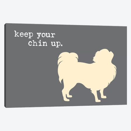 Chin Up Canvas Print #DIG16} by Dog is Good and Cat is Good Canvas Wall Art