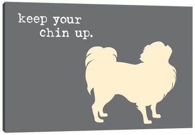 Chin Up Canvas Art Print - Dog is Good and Cat is Good