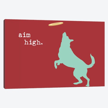 Aim High Canvas Print #DIG1} by Dog is Good and Cat is Good Canvas Artwork