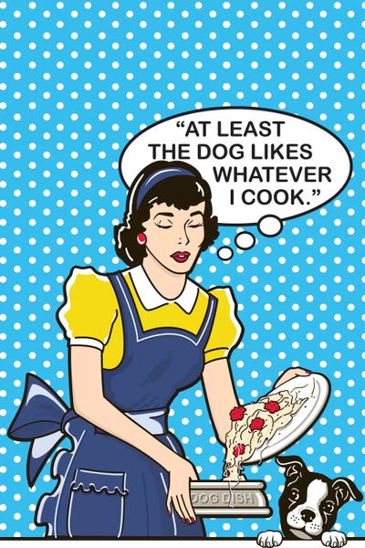 Pop Art Kitchen: Dog Likes Cook by Dog is Good and Cat is Good