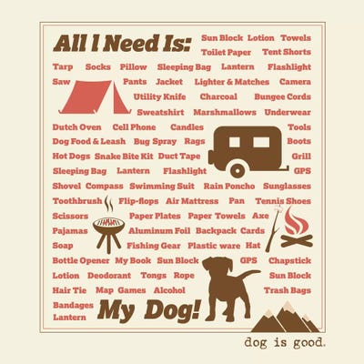 All I Need by Dog is Good and Cat is Good framed canvas print