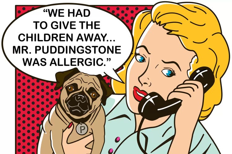 Mr. Puddingstone by Dog is Good and Cat is Good wall art