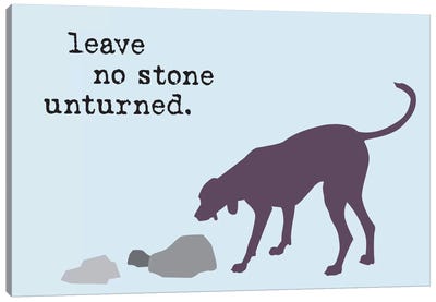 No Stone Canvas Art Print - Dog is Good and Cat is Good