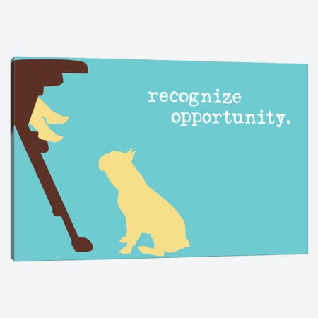 Opportunity I Canvas Print #DIG73} by Dog is Good and Cat is Good Art Print